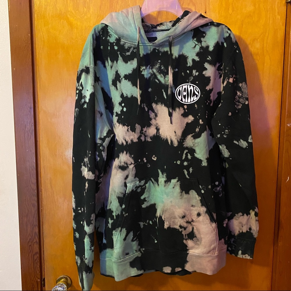 Vans Mens bleach splattered hoodie Mens Large